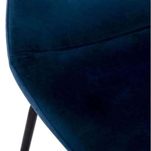 Σκαμπώ Μπαρ Art Maison Jefferson - Blue Black (56,5x47x106εκ.)