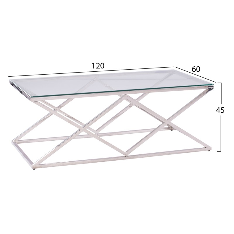ΤΡΑΠΕΖΙ ΣΑΛΟΝΙΟΥ ART MAISON MENLO - SILVER GLASS (120X60Χ45εκ.) ΤΡΑΠΕΖΙ ΣΑΛΟΝΙΟΥ ART MAISON MENLO - SILVER GLASS (120X60Χ45εκ.)