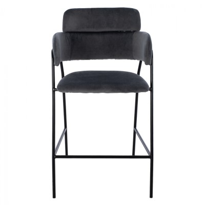 ΣΚΑΜΠΟ ΜΕΣΑΙΟΥ ΥΨΟΥΣ ART MAISON SEYMOUR - GRAY (54x58x95εκ.)