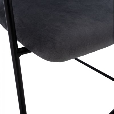 ΣΚΑΜΠΟ ΜΕΣΑΙΟΥ ΥΨΟΥΣ ART MAISON SEYMOUR - GRAY (54x58x95εκ.)