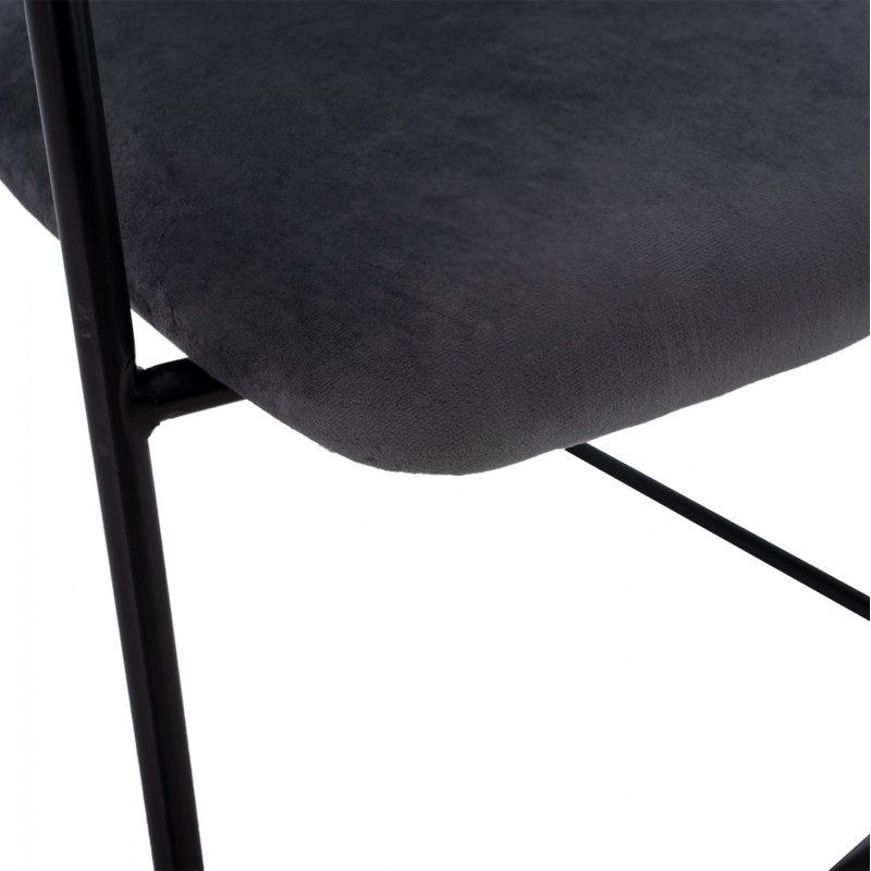 ΣΚΑΜΠΟ ΜΕΣΑΙΟΥ ΥΨΟΥΣ ART MAISON SEYMOUR - GRAY (54x58x95εκ.)