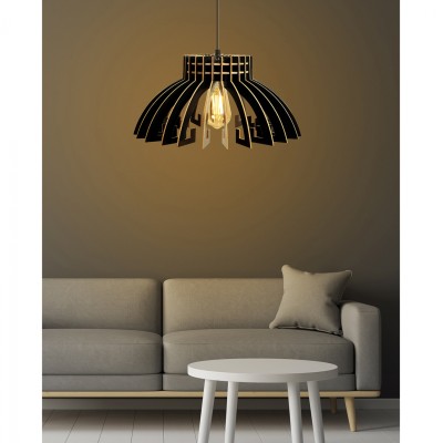 ΦΩΤΙΣΤΙΚΟ ΟΡΟΦΗΣ ART MAISON SUSANVILLE - BLACK (Φ54x65εκ.) ΦΩΤΙΣΤΙΚΟ ΟΡΟΦΗΣ ART MAISON SUSANVILLE - BLACK (Φ54x65εκ.)