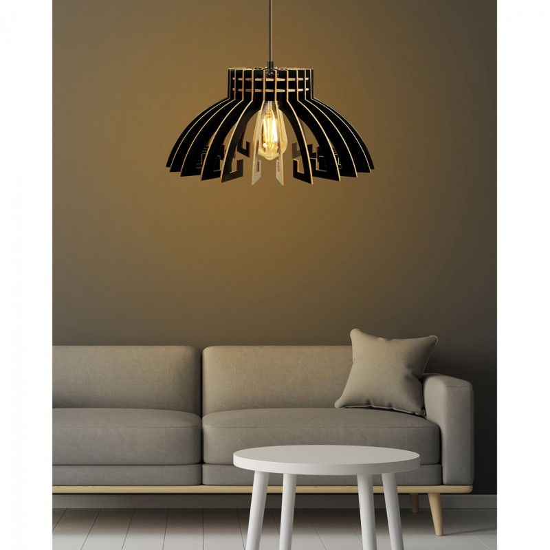 ΦΩΤΙΣΤΙΚΟ ΟΡΟΦΗΣ ART MAISON SUSANVILLE - BLACK (Φ54x65εκ.) ΦΩΤΙΣΤΙΚΟ ΟΡΟΦΗΣ ART MAISON SUSANVILLE - BLACK (Φ54x65εκ.)