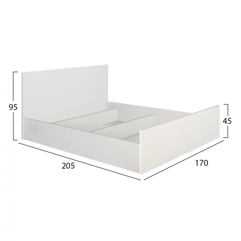 Κρεβάτι Art Maison Menton - White (Για Στρώμα 160x200εκ.) Κρεβάτι Art Maison Menton - White (Για Στρώμα 160x200εκ.)