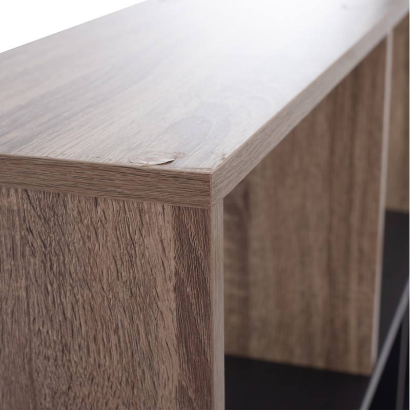 ΒΙΒΛΙΟΘΗΚΗ Art Maison Hinton - Sonama Gray (136x22x136εκ.)