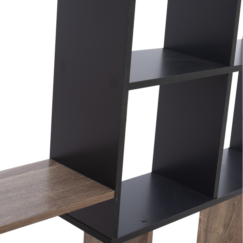 ΒΙΒΛΙΟΘΗΚΗ Art Maison Hinton - Sonama Gray (136x22x136εκ.)