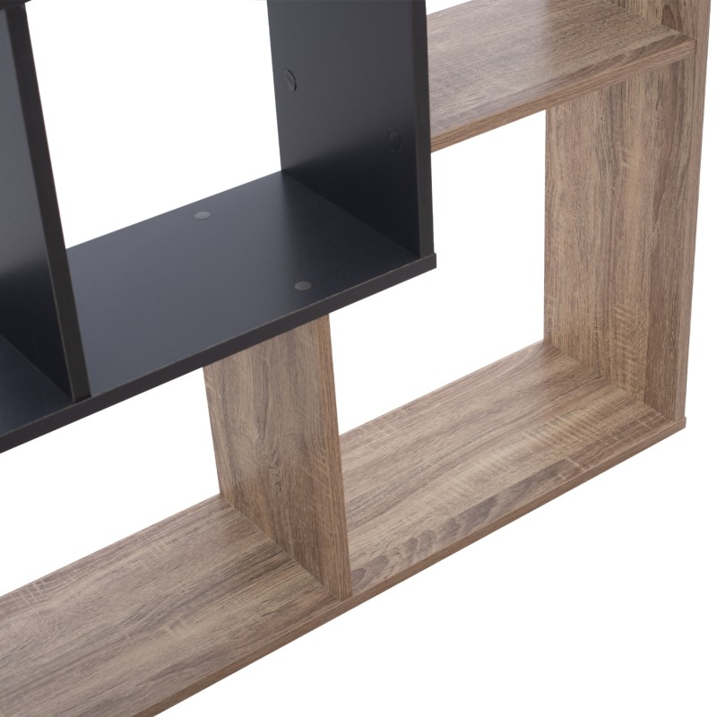 ΒΙΒΛΙΟΘΗΚΗ Art Maison Hinton - Sonama Gray (136x22x136εκ.)