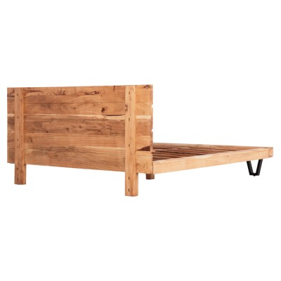 ΚΡΕΒΑΤΙ ART MAISON EMIKO ΑΠΟ ΜΕΤΑΛΛΟ ΚΑΙ ΜΑΣΙΦ ΞΥΛΟ ΑΚΑΚΙΑΣ 217x180,5x94Yεκ.(ΣΤΡΩΜΑ 160Χ200)