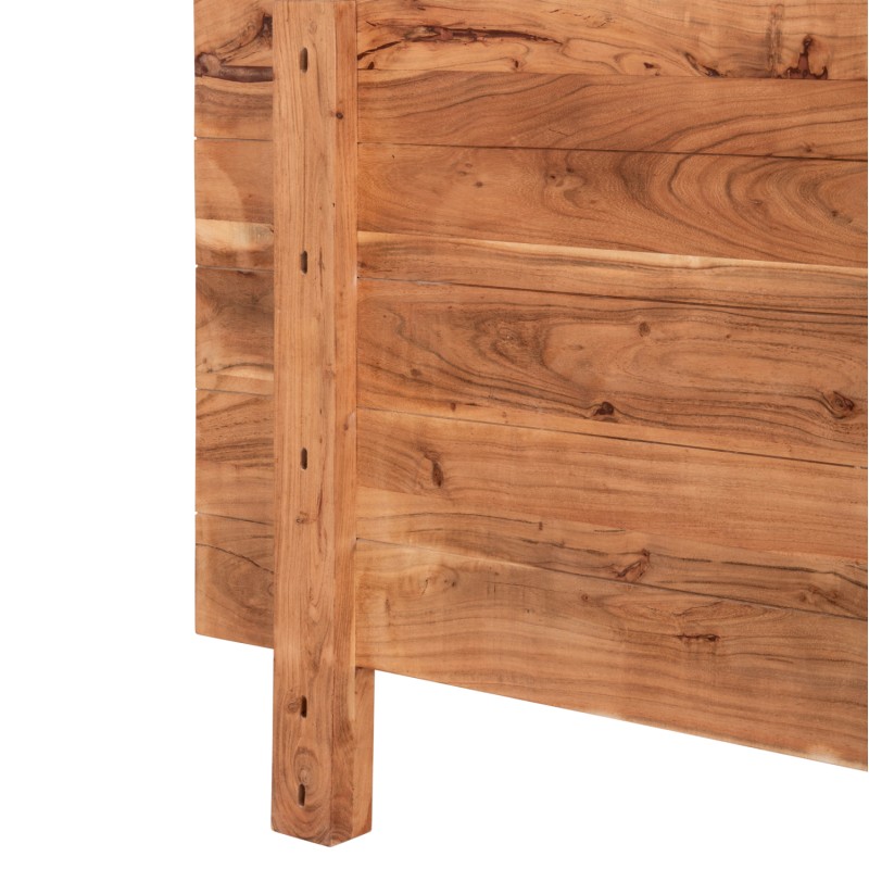 ΚΡΕΒΑΤΙ ART MAISON EMIKO ΑΠΟ ΜΕΤΑΛΛΟ ΚΑΙ ΜΑΣΙΦ ΞΥΛΟ ΑΚΑΚΙΑΣ 217x180,5x94Yεκ.(ΣΤΡΩΜΑ 160Χ200)