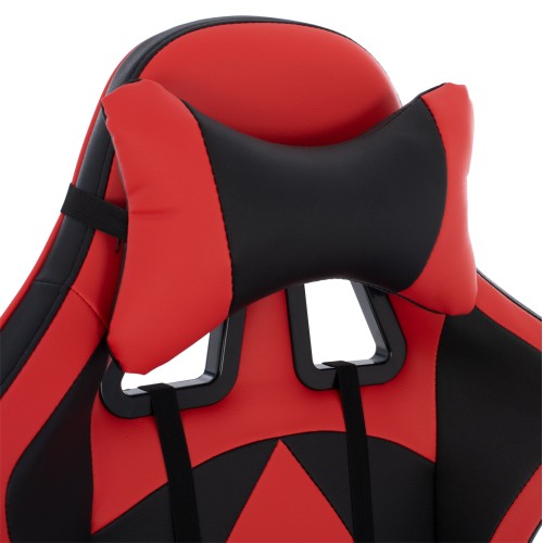 Καρέκλα Gaming Art Maison Baraboo - Black Red PU (67x70x130εκ.)