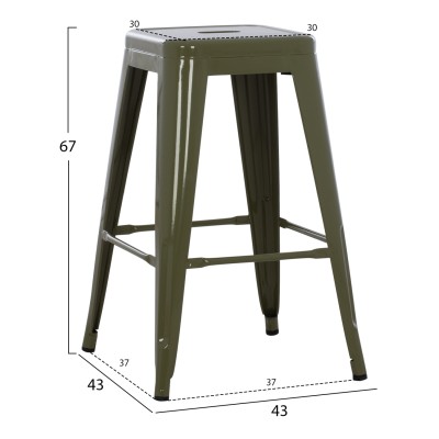 ΣΚΑΜΠΟ ART MAISON GHOSEN - DARK OLIVE GREEN (43x43x67εκ) ΣΚΑΜΠΟ ART MAISON GHOSEN - DARK OLIVE GREEN (43x43x67εκ)