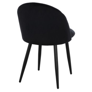 ΚΑΡΕΚΛΑ ART MAISON DELANO - BLACK (45x52x77εκ.)