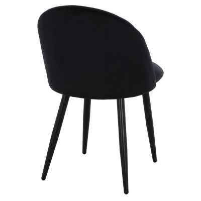 ΚΑΡΕΚΛΑ ART MAISON DELANO - BLACK (45x52x77εκ.)