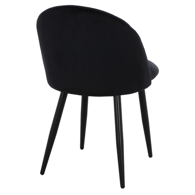 ΚΑΡΕΚΛΑ ART MAISON DELANO - BLACK (45x52x77εκ.)