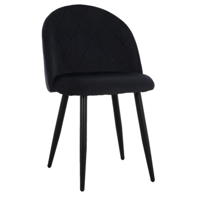 ΚΑΡΕΚΛΑ ART MAISON DELANO - BLACK (45x52x77εκ.)