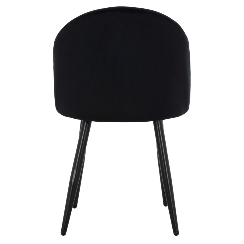 ΚΑΡΕΚΛΑ ART MAISON DELANO - BLACK (45x52x77εκ.)