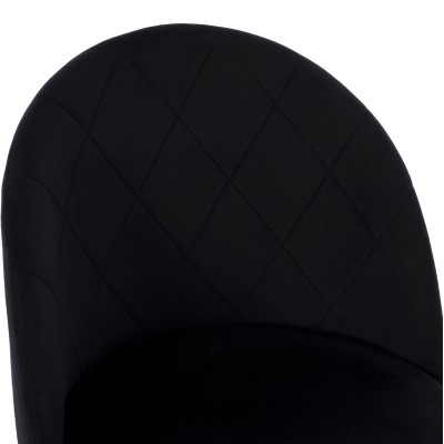 ΚΑΡΕΚΛΑ ART MAISON DELANO - BLACK (45x52x77εκ.)