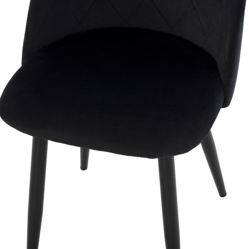 ΚΑΡΕΚΛΑ ART MAISON DELANO - BLACK (45x52x77εκ.)