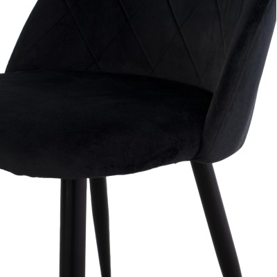 ΚΑΡΕΚΛΑ ART MAISON DELANO - BLACK (45x52x77εκ.)