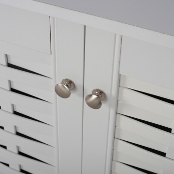 ΠΑΠΟΥΤΣΟΘΗΚΗ-ΝΤΟΥΛΑΠΙ ΜΕΛΑΜΙΝΗΣ ART MAISON TOTODILE ΛΕΥΚΗ ΜΕ ΠΟΔΙΑ 77Χ34Χ67.5Υεκ.