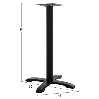 ΒΑΣΗ ΜΠΑΡ ΜΑΝΤΕΜΙ ART MAISON LAFAYETTE - BLACK (62Χ62X94εκ.) ΒΑΣΗ ΜΠΑΡ ΜΑΝΤΕΜΙ ART MAISON LAFAYETTE - BLACK (62Χ62X94εκ.)