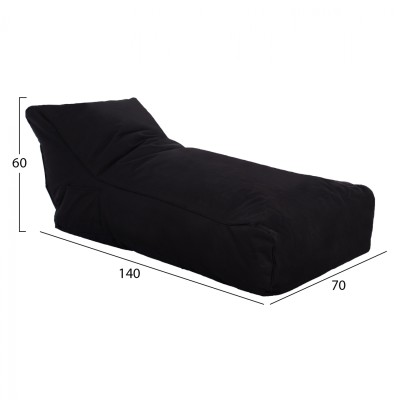 ΠΟΥΦ ART MAISON SANJOSE - BLACK (140x70x60εκ.) ΠΟΥΦ ART MAISON SANJOSE - BLACK (140x70x60εκ.)