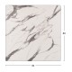 ΕΠΙΦΑΝΕΙΑ ΤΡΑΠΕΖΙΟΥ ART MAISON SAUSALITO - WHITE GRAY (80x80εκ.)