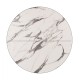 ΕΠΙΦΑΝΕΙΑ ΤΡΑΠΕΖΙΟΥ ART MAISON SAUSALITO - WHITE GRAY (Φ69εκ.12mm.)