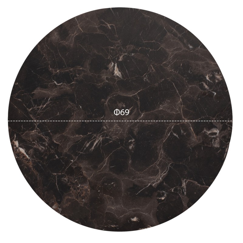 ΕΠΙΦΑΝΕΙΑ ΤΡΑΠΕΖΙΟΥ ART MAISON SAUSALITO - BROWN (Φ69εκ.12mm.) ΕΠΙΦΑΝΕΙΑ ΤΡΑΠΕΖΙΟΥ ART MAISON SAUSALITO - BROWN (Φ69εκ.12mm.)
