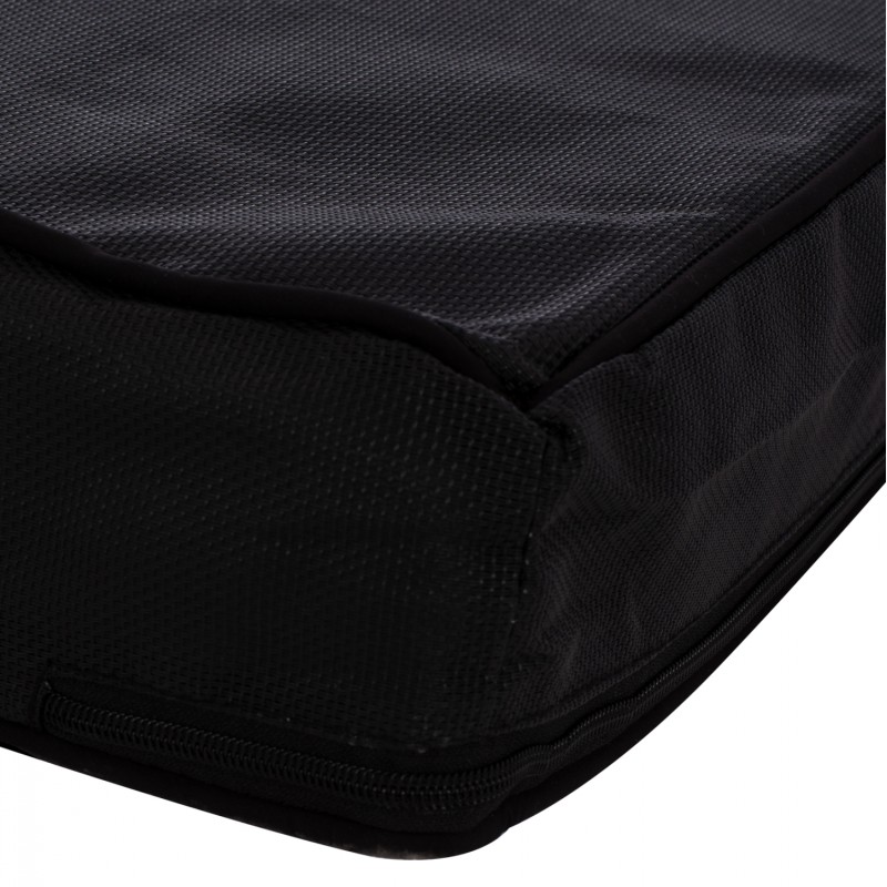 ΜΑΞΙΛΑΡΙ ΞΑΠΛΩΣΤΡΑΣ ART MAISON OKOYE TEXTILENE 600gr/m2 2X1 ΜΑΥΡΟ 194x70x11 εκ.