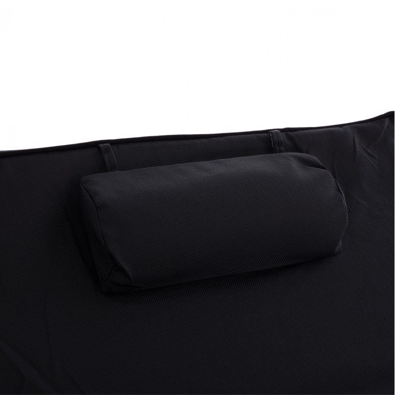 ΜΑΞΙΛΑΡΙ ΞΑΠΛΩΣΤΡΑΣ ART MAISON OKOYE TEXTILENE 600gr/m2 2X1 ΜΑΥΡΟ 194x70x11 εκ.