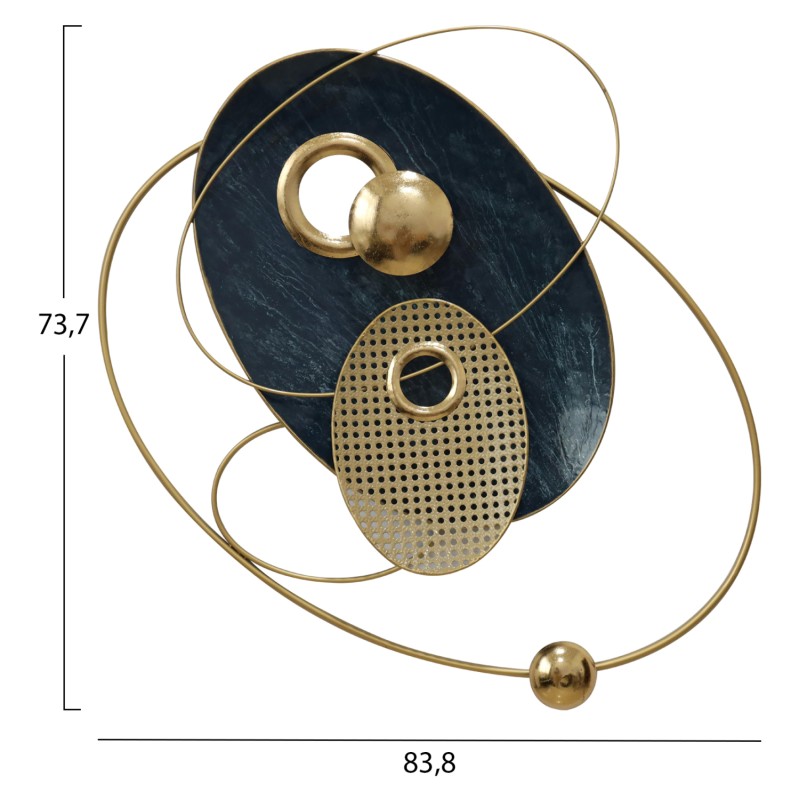 ΔΙΑΚΟΣΜΗΤΙΚΟ ΤΟΙΧΟΥ ART MAISON REXBURG - BLACK GOLD (83.8x73.7x10.2cm) ΔΙΑΚΟΣΜΗΤΙΚΟ ΤΟΙΧΟΥ ART MAISON REXBURG - BLACK GOLD (83.8x73.7x10.2cm)