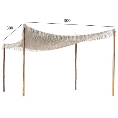 Σκιάστρο Art Maison Alpas - Ecru (3x3μ)