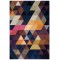 ΧΑΛΙ ΣΑΛΟΝΙΟΥ ΜΕ ΚΡΟΣΙΑ Art Maison Reston - Multicolor Triangle (120x170εκ.)