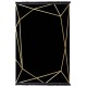 ΧΑΛΙ ΣΑΛΟΝΙΟΥ ΜΕ ΚΡΟΣΙΑ Art Maison Reston - Black Gold (120x170εκ.)