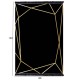 ΧΑΛΙ ΣΑΛΟΝΙΟΥ ΜΕ ΚΡΟΣΙΑ Art Maison Reston - Black Gold (80x150εκ.)