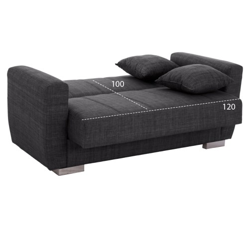 Καναπές Κρεβάτι Διθέσιος Art Maison Decatur - Gray (150x84x88εκ.)