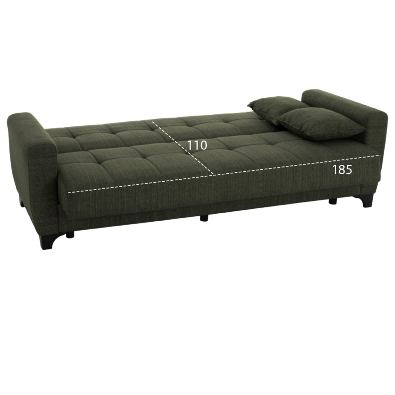 Καναπές Κρεβάτι Τριθέσιος Art Maison Florence - Dark Olive (215x84x88εκ.) Καναπές Κρεβάτι Τριθέσιος Art Maison Florence - Dark Olive (215x84x88εκ.)