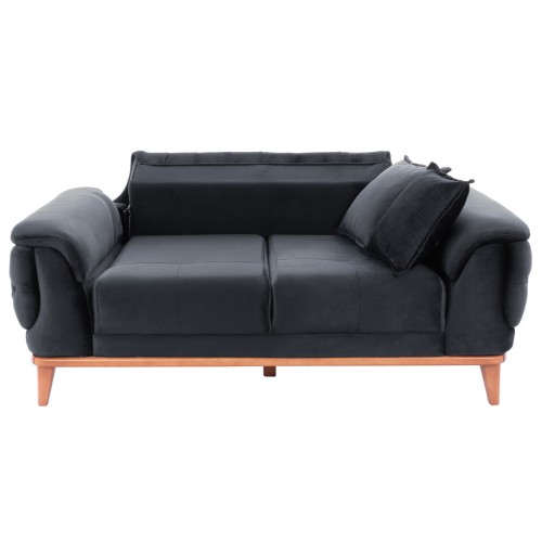 Καναπές Κρεβάτι Διθέσιος Art Maison Demopolis - Black (180x95x80εκ.)