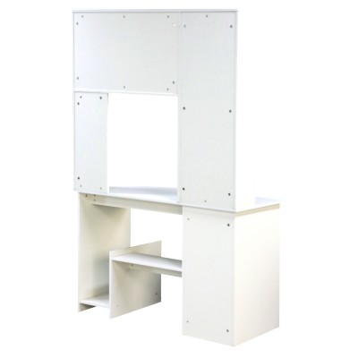 ΓΡΑΦΕΙΟ ΜΕ ΒΙΒΛΙΟΘΗΚΗ-ΡΑΦΙΕΡΑ ART MAISON HUNTAIL ΛΕΥΚΟ 120x55,5x182,5 εκ.