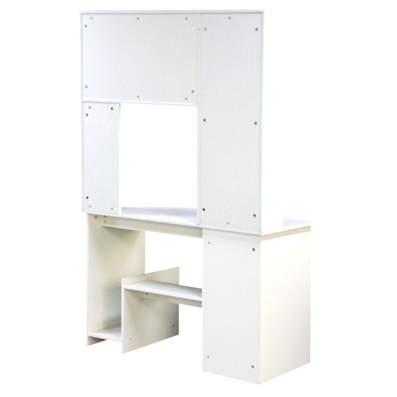 ΓΡΑΦΕΙΟ ΜΕ ΒΙΒΛΙΟΘΗΚΗ-ΡΑΦΙΕΡΑ ART MAISON HUNTAIL ΛΕΥΚΟ 120x55,5x182,5 εκ.