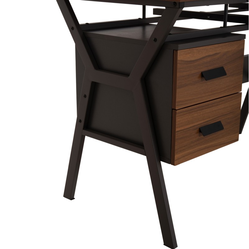 Γραφείο Art Maison Jacinto - Walnut Grey (120x60x76εκ.)