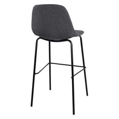 Σκαμπώ Μπαρ Art Maison Jefferson - Gray (47x51x96εκ.)