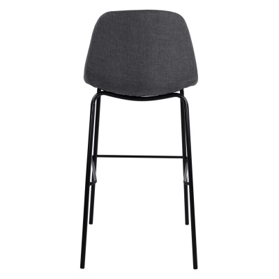 Σκαμπώ Μπαρ Art Maison Jefferson - Gray (47x51x96εκ.)