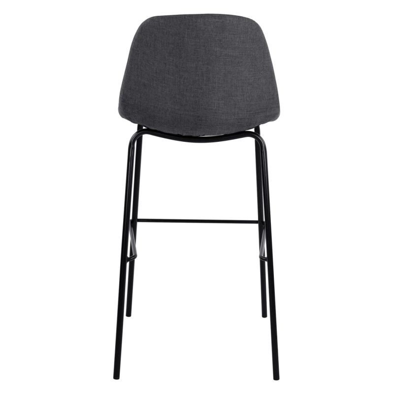 Σκαμπώ Μπαρ Art Maison Jefferson - Gray (47x51x96εκ.)