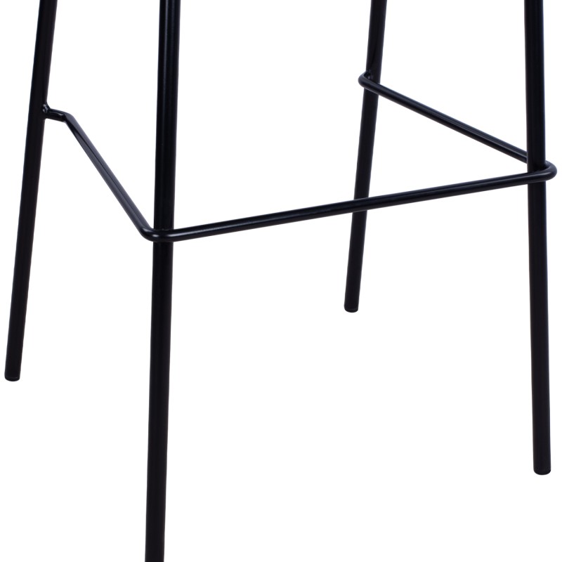 Σκαμπώ Μπαρ Art Maison Jefferson - Gray (47x51x96εκ.)