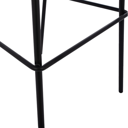 Σκαμπώ Μπαρ Art Maison Jefferson - Black (56,5x47x106εκ.)