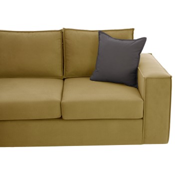 Καναπές Γωνία Αναστρέψιμη Art Maison Andalucia - Gold Gray (240x170x86εκ.)