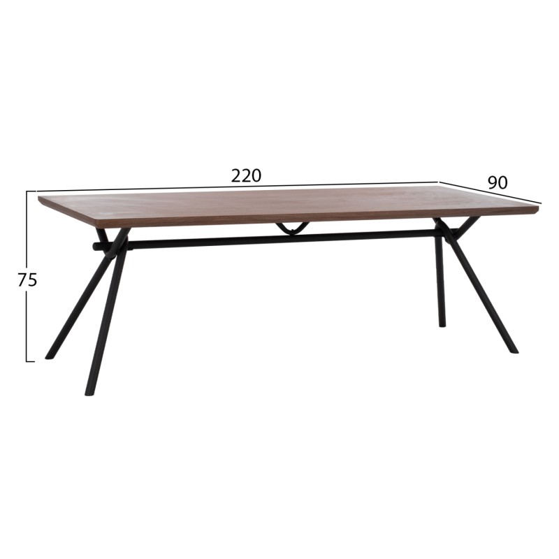 ΤΡΑΠΕΖΙ ΤΡΑΠΕΖΑΡΙΑΣ ART MAISON FAIRFIELD - WALNUT (220x90x75εκ.) ΤΡΑΠΕΖΙ ΤΡΑΠΕΖΑΡΙΑΣ ART MAISON FAIRFIELD - WALNUT (220x90x75εκ.)