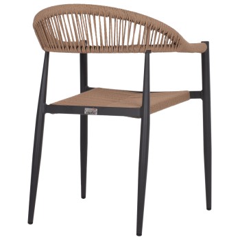 ΠΟΛΥΘΡΟΝΑ ΑΛΟΥΜΙΝΙΟΥ ART MAISON GAUNTLET ΑΝΘΡΑΚΙ PΕ RATTAN ΜΠΕΖ 55.5x58.5x78 εκ.